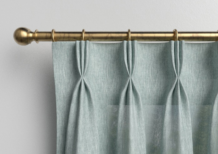 Livorno Voile, Pale Duck Egg - Made to Measure Curtains - Image 11